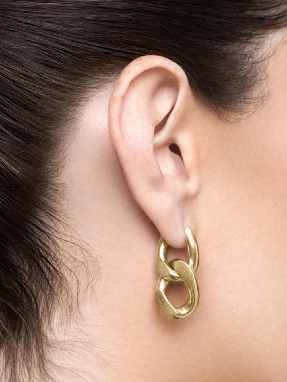 Ask & Embl Sabbath Chain Earrings Gold